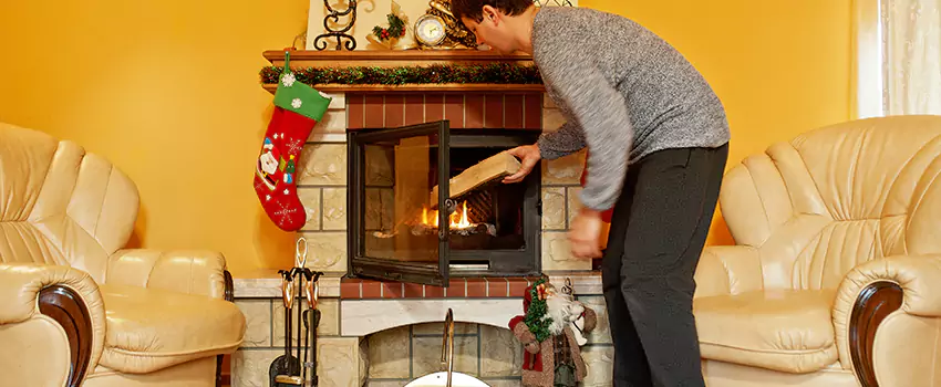 Gas to Wood-Burning Fireplace Conversion Services in Burke Centre, Virginia