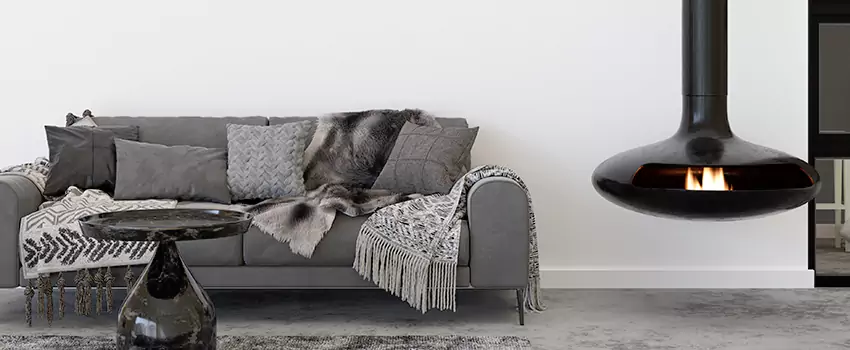 Circular Hanging Fireplace Installation Services in Burke Centre, VA